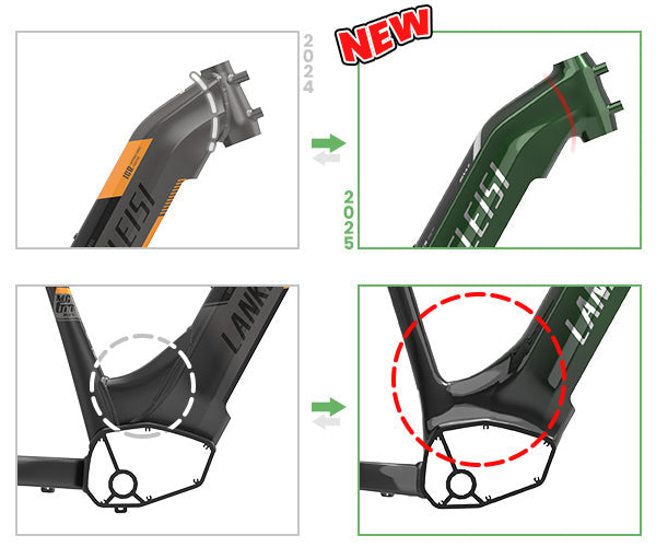 Lankeleisi MG600 Plus 2025 Version 26" Fat Bike 960Wh All Terrain SUV E-Bike with Torque Sensor 48V 20Ah Battery