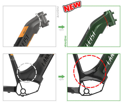 Lankeleisi MG600 Plus 2025 Version 26" Fat Bike 960Wh All Terrain SUV E-Bike with Torque Sensor 48V 20Ah Battery