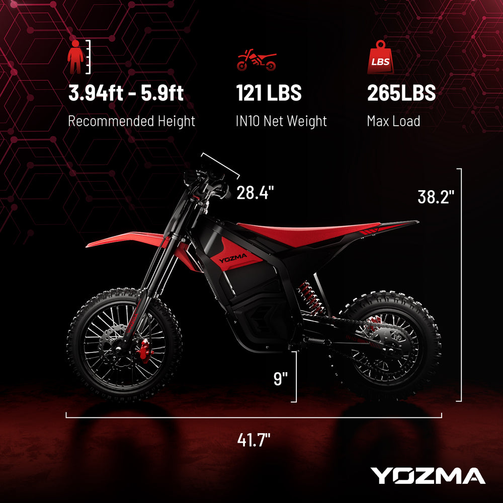 Yozma IN 10 Electric Mini Dirt Bike For Teens & Adults